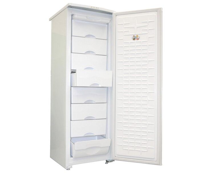 Морозильная камера Саратов 170 (мкш-180) белый, 48x147x59см, объем мороз. кам. 122л, класс С, климат. класс N, 8 ящиков