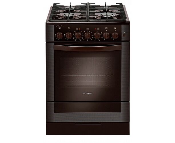 Плита Gefest 6502-03 0030 коричневый, 85х 60х 60см, электрич мультифункц духовка 52л, 8 пр