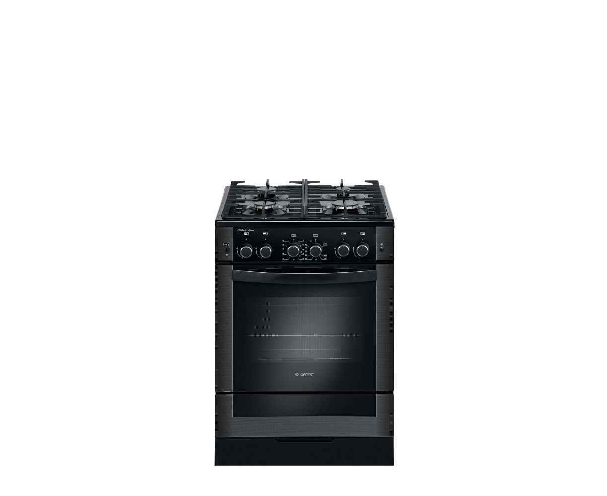 Газовая плита Гефест ПГ6500-02 0044 черный, 85х 60х 60см