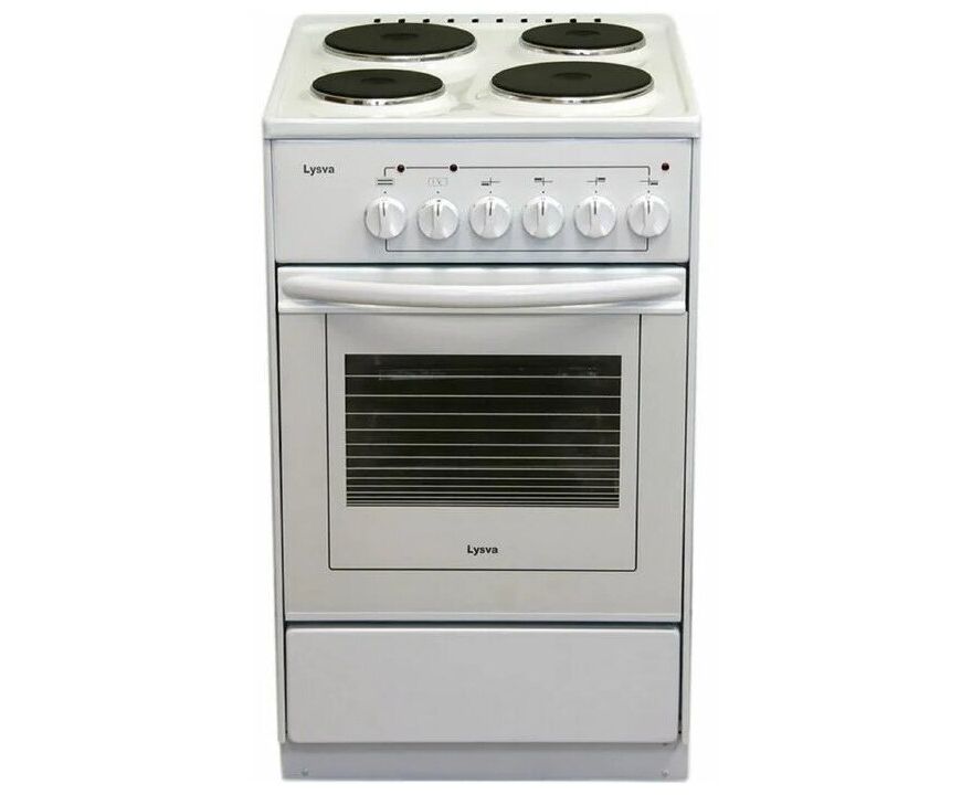 Плита ЛЫСЬВА ЭП 401 СТ белая