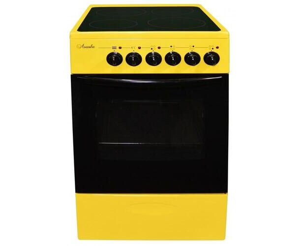 Плита Электрическая Лысьва EF4011 MK00 желтый (без крышки)