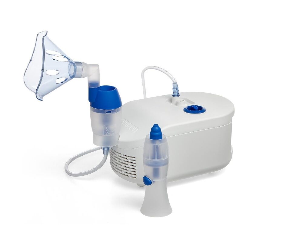 Ингалятор Omron С25 (NE-C102-RU) компрессорный стационарный белый/синий