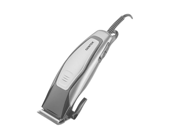 Машинка для стрижки Centek CT-2102 (черный) 12 Вт, высококач.сталь, эргоном. дизайн, 4 насадки