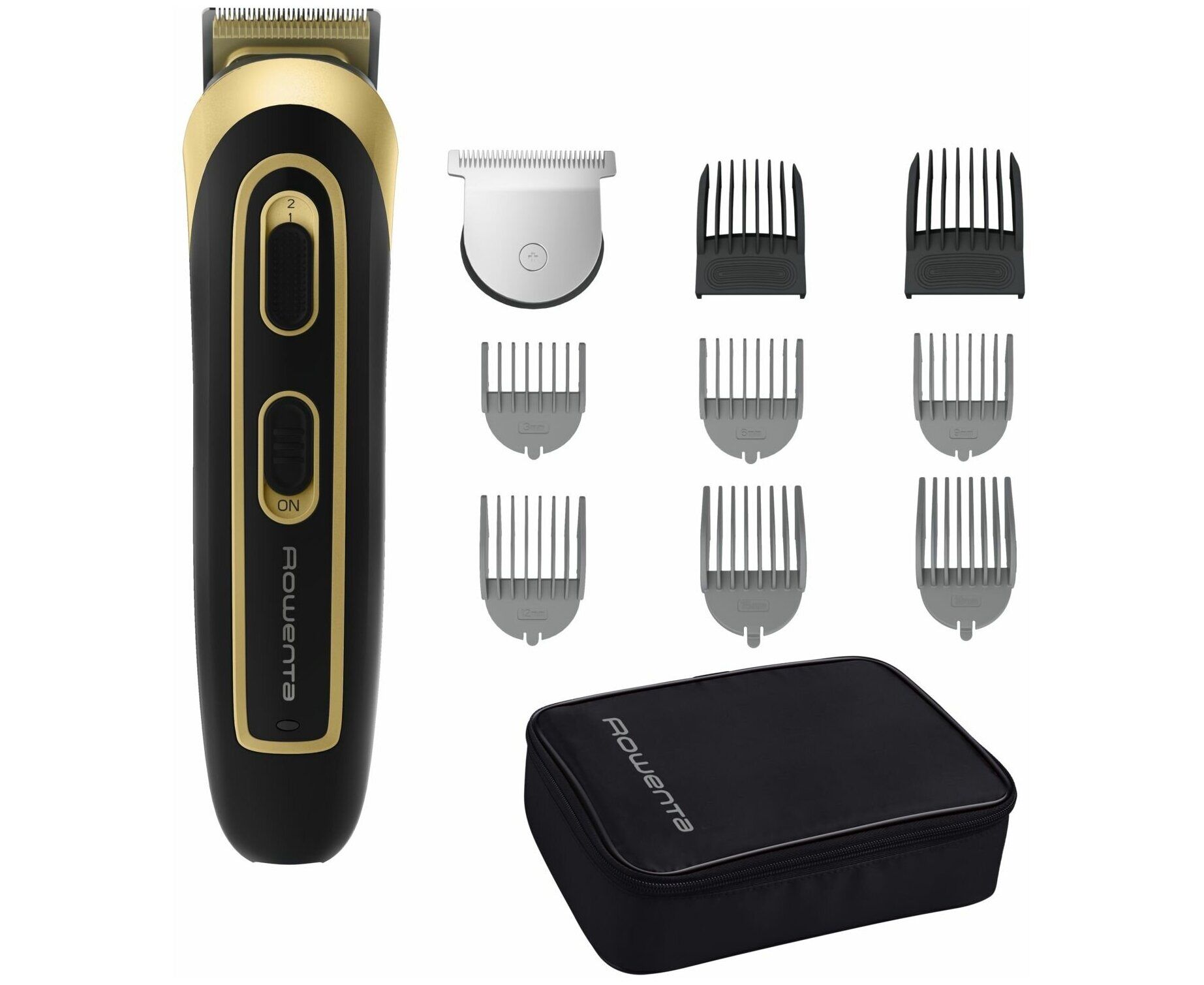 Триммер Rowenta TN9118 F0 черный/золотистый 1830008358