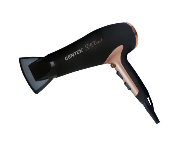 Фен Centek СТ-2241 (розовое золото+черный) 1900 Вт
