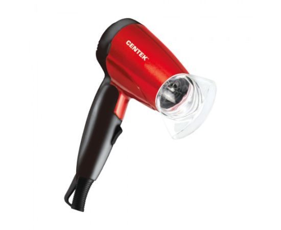 Фен Centek CT-2230 (красн/черн) 1200 Вт, 2 скорости и температуры нагрева, складная ручка