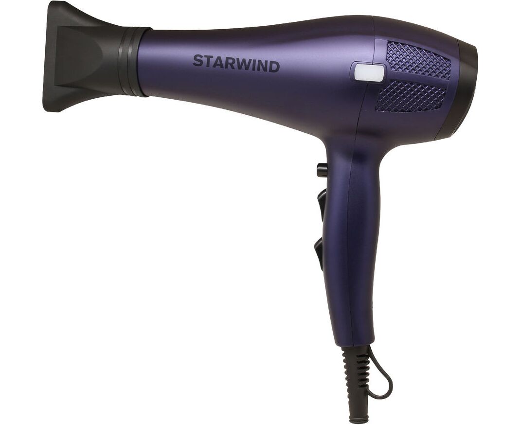 Фен Starwind SHD 7078 2000 Вт синий матовый/черный