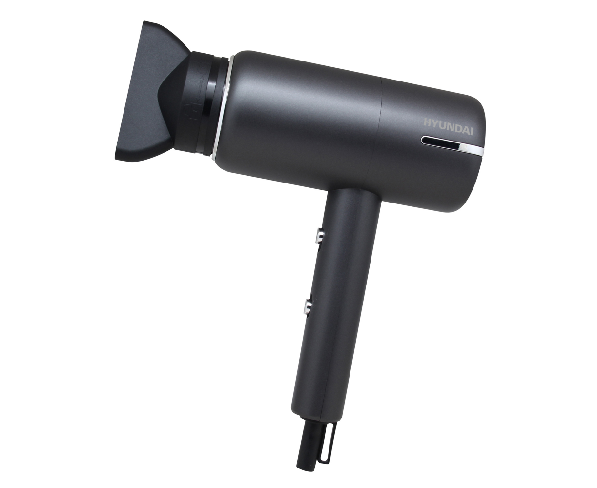 Фен Hyundai H-HDI0777 1500 Вт черный/хром