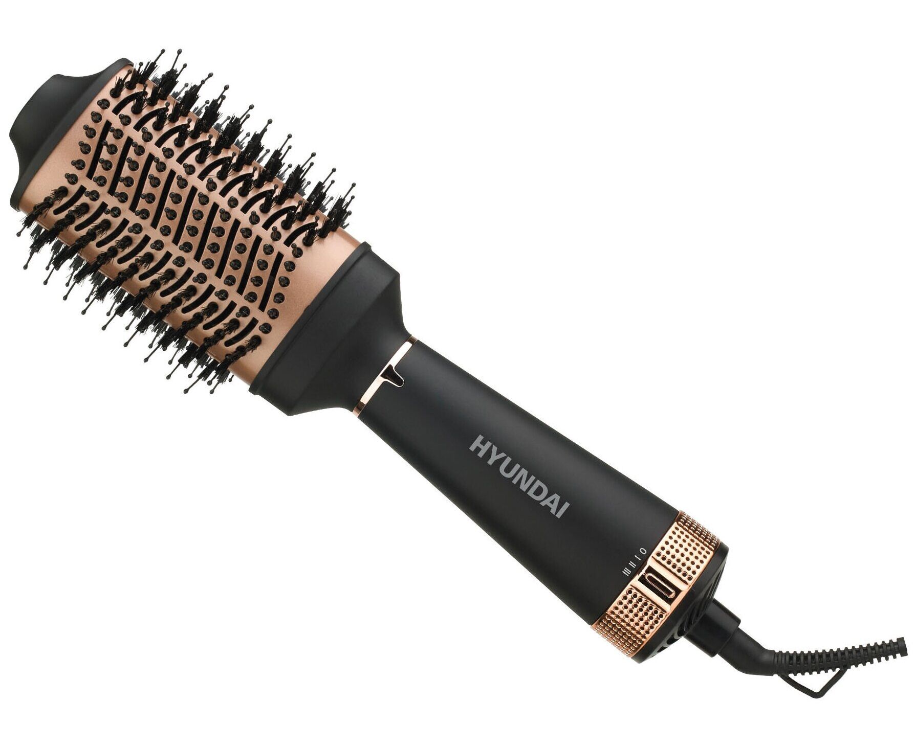 Фен-щетка Hyundai H-HB0115 черный