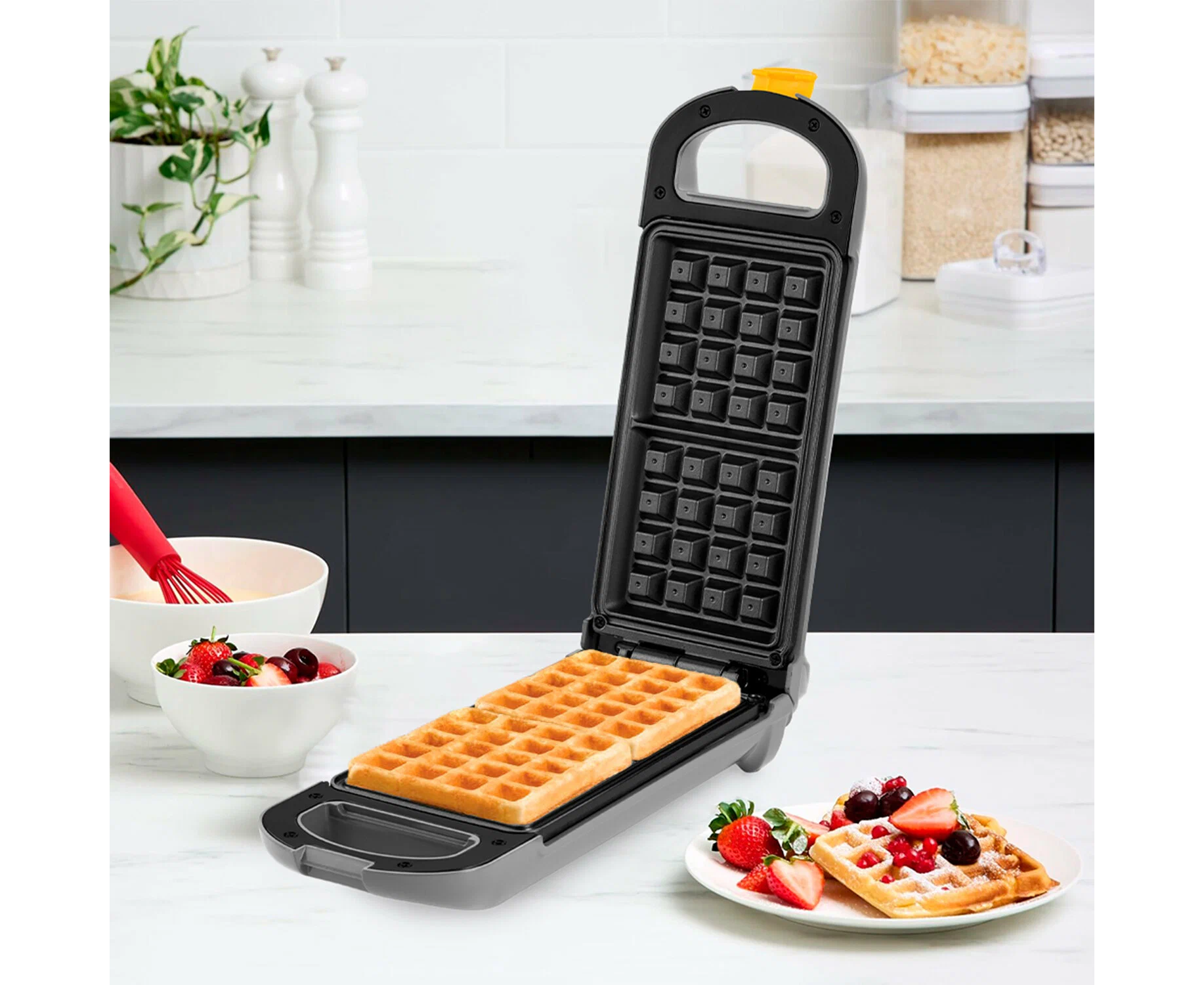 Вафельница Kitfort КТ-1691 серый