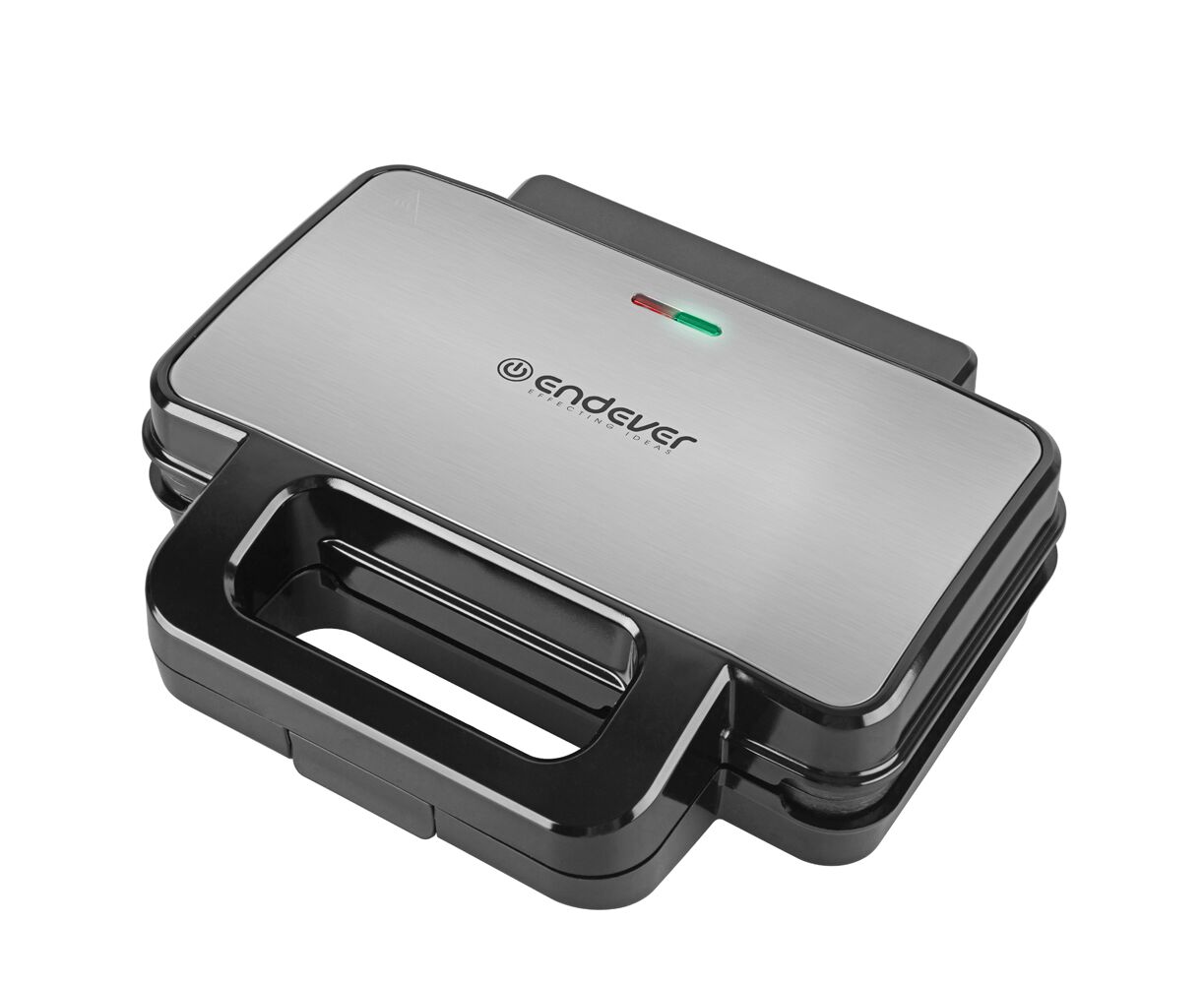 Вафельница Endever Skyline WM-25 черный/стальной