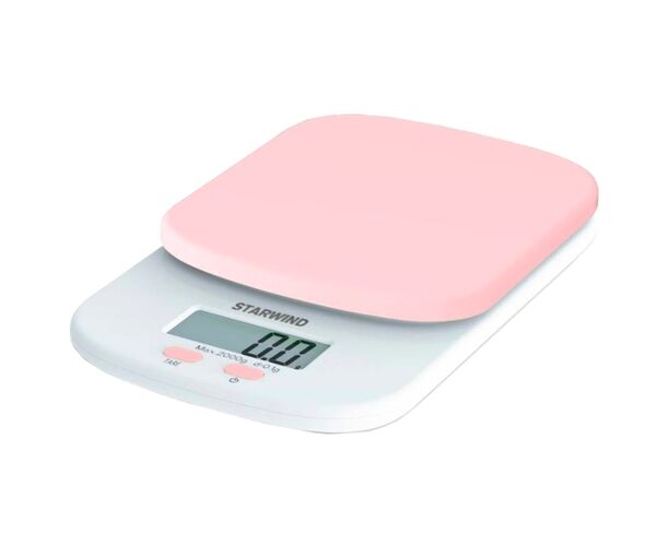 Весы кухонные Starwind SSK2157 розовый