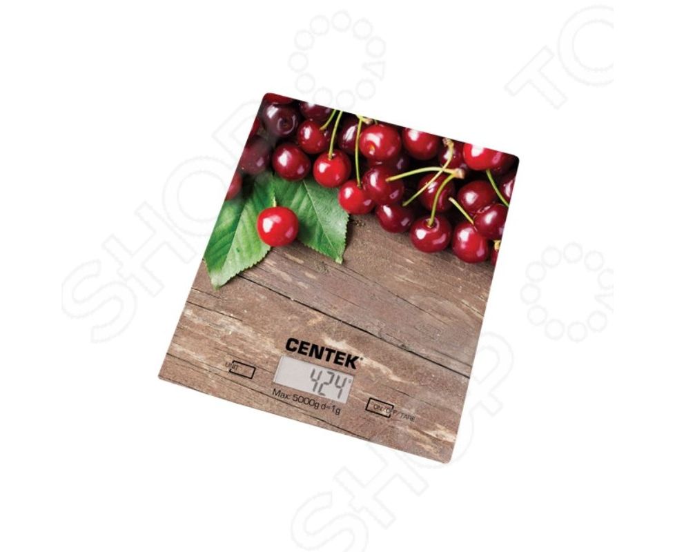 Весы кухонные Centek CT-2462 Вишня