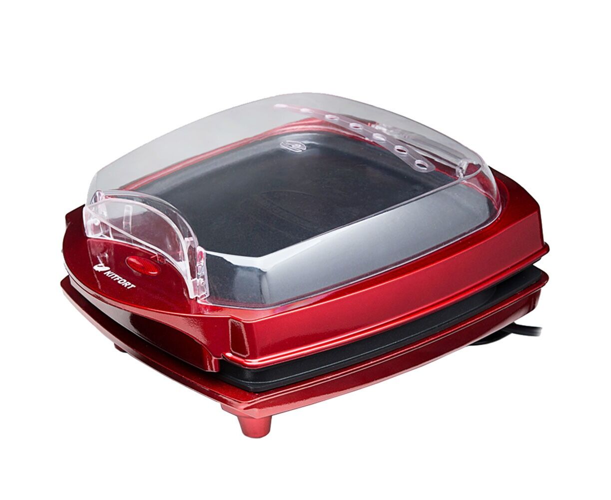 Электрогриль Kitfort KT-1610 красный/черный