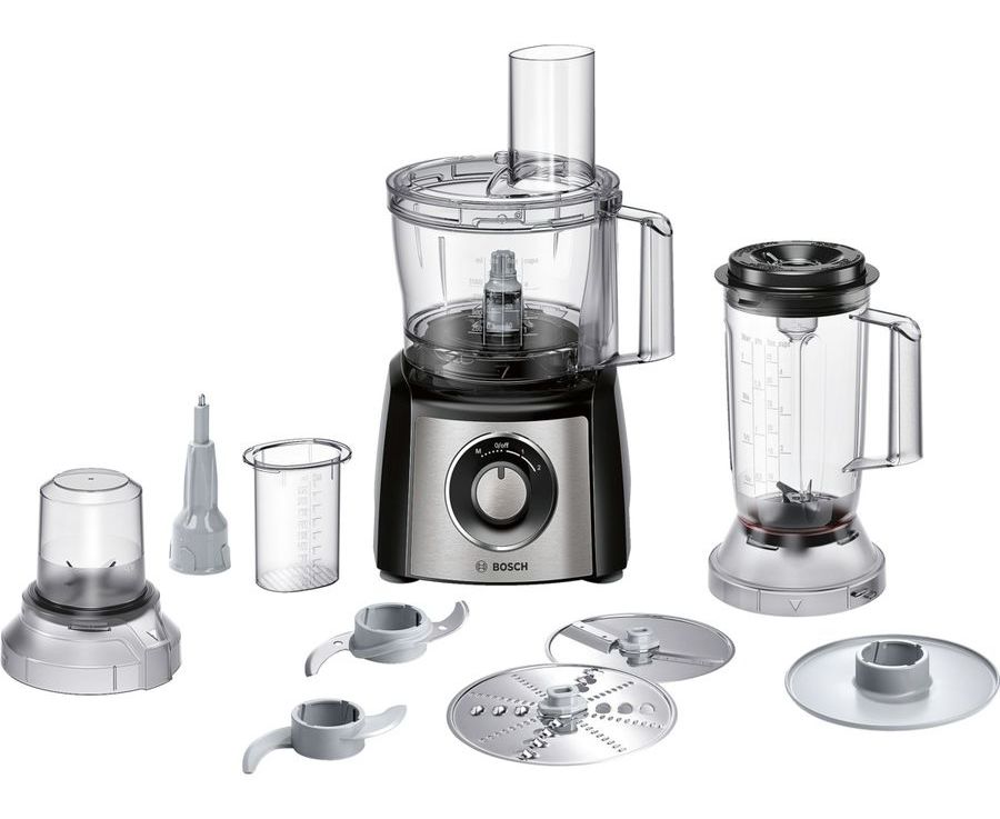 Кухонный комбайн Bosch MCM3501 M 800 Вт черный/нержавеющая сталь