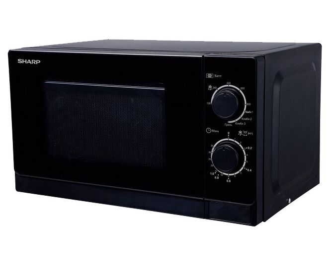 Микроволновая печь Sharp R-6000 RK черный/черный