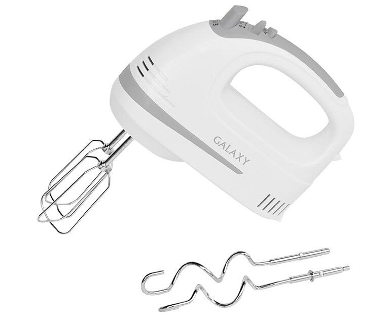 Миксер ручной Galaxy GL2209 белый, 250 Вт