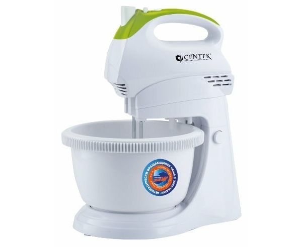 Миксер с чашей Centek CT-1119 (бел/зел)