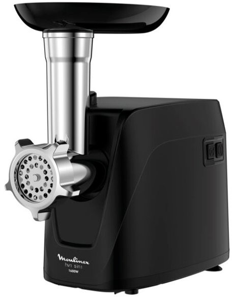 Мясорубка Moulinex ME112832 черный/серебристый