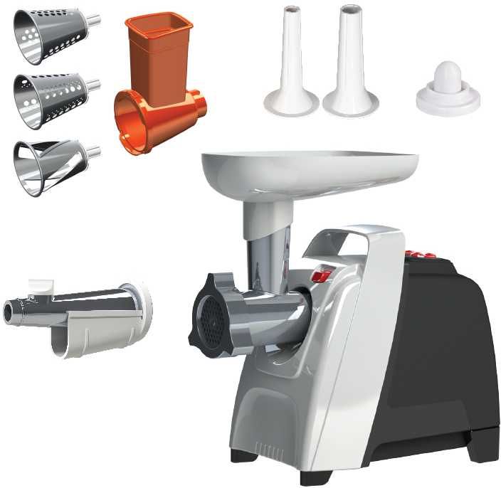 Мясорубка Аксион М61.02 Черно-серебристый