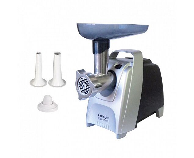 Мясорубка Аксион М 62.01 черный-серебристый