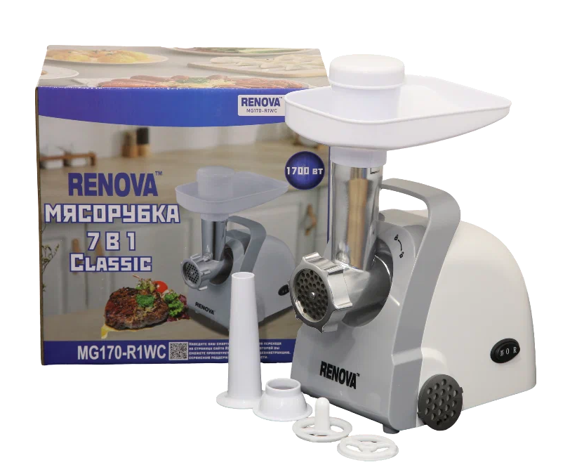 Мясорубка RENOVA MG170-R1 WC
