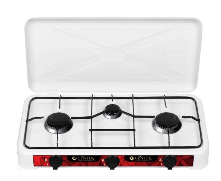 Настольная газовая плитка Centek CT-1522 белый