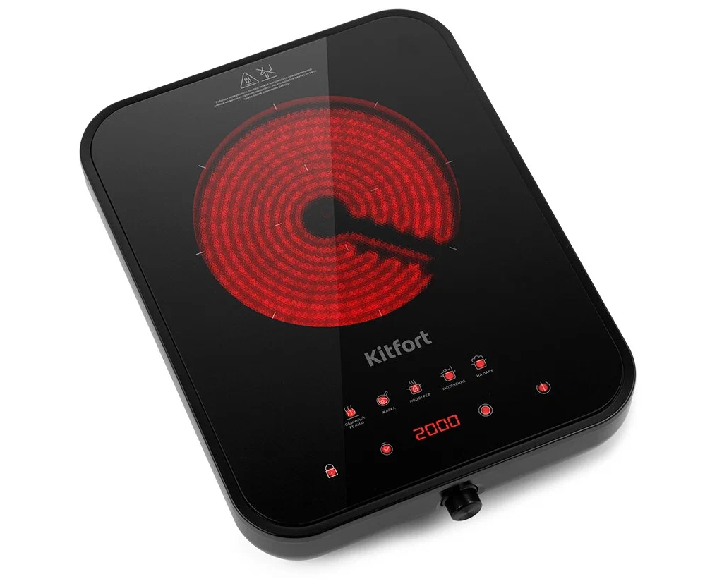 Настольная плитка Kitfort КТ-141 черный