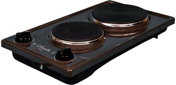 Плита Лысьва ЭПБ 22 коричневый/рябчик