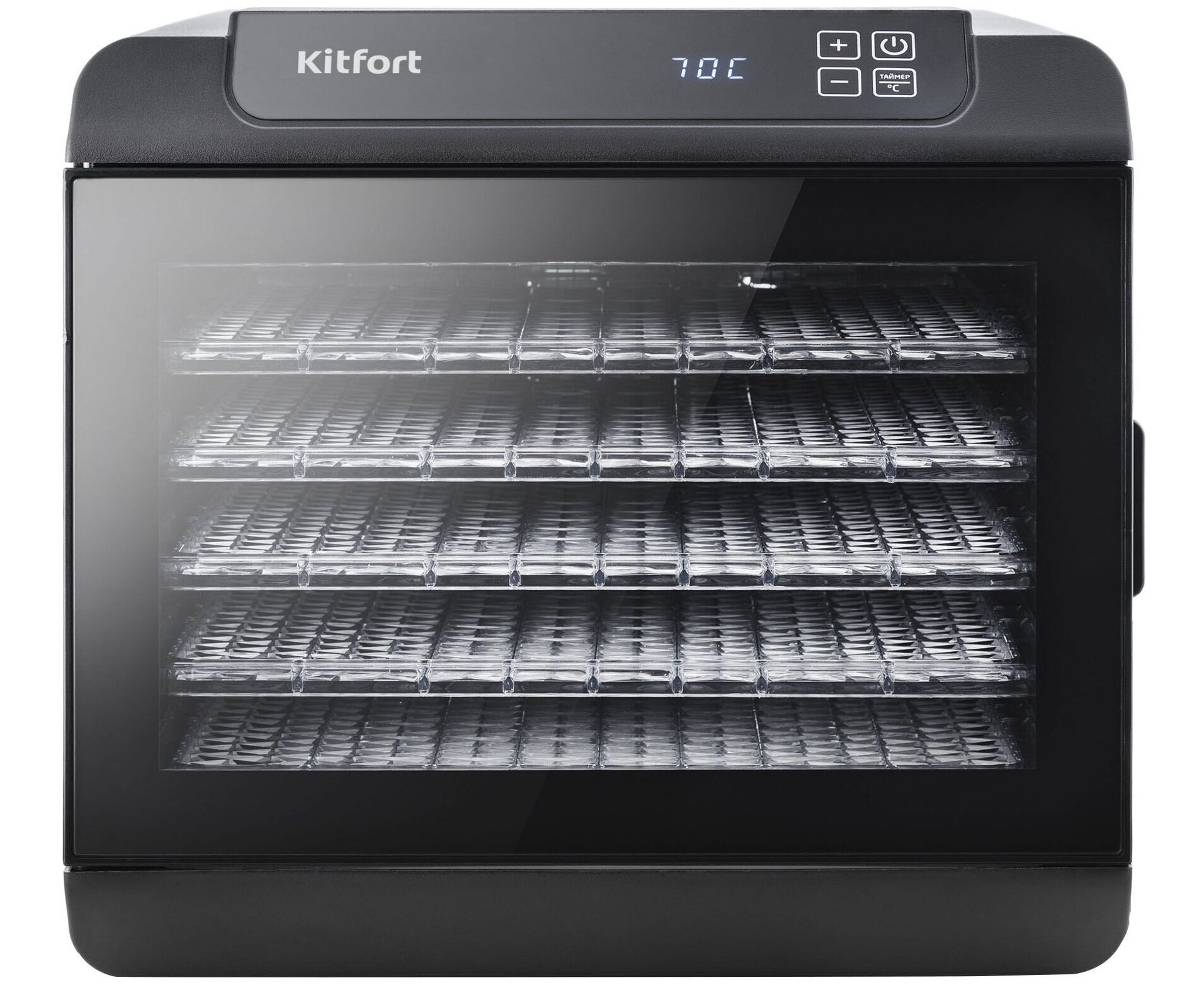 Сушка для фруктов и овощей Kitfort КТ-1905 черный