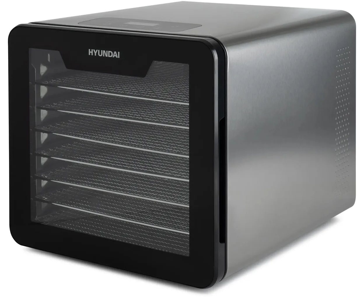 Сушка для фруктов и овощей Hyundai HYFD-8802 14под. серебристый