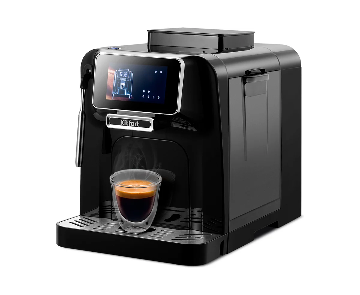Кофемашина Kitfort КТ-7472 черный