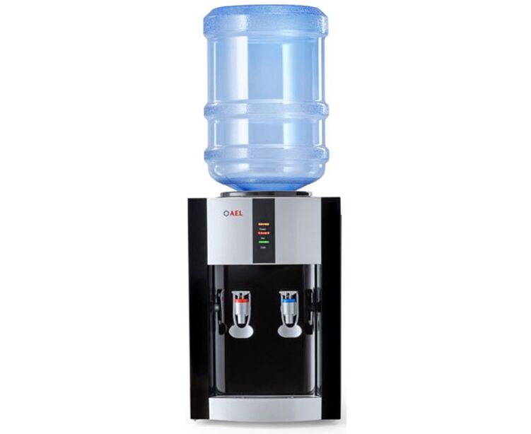 Кулер AEL TD-AEL-47 настольный электронный черный/серебристый