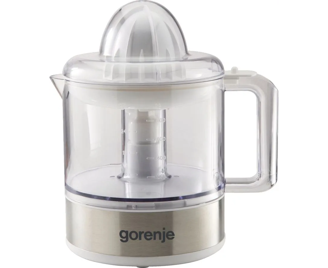 Соковыжималка цитрусовая Gorenje CJ30 E белый/серебристый