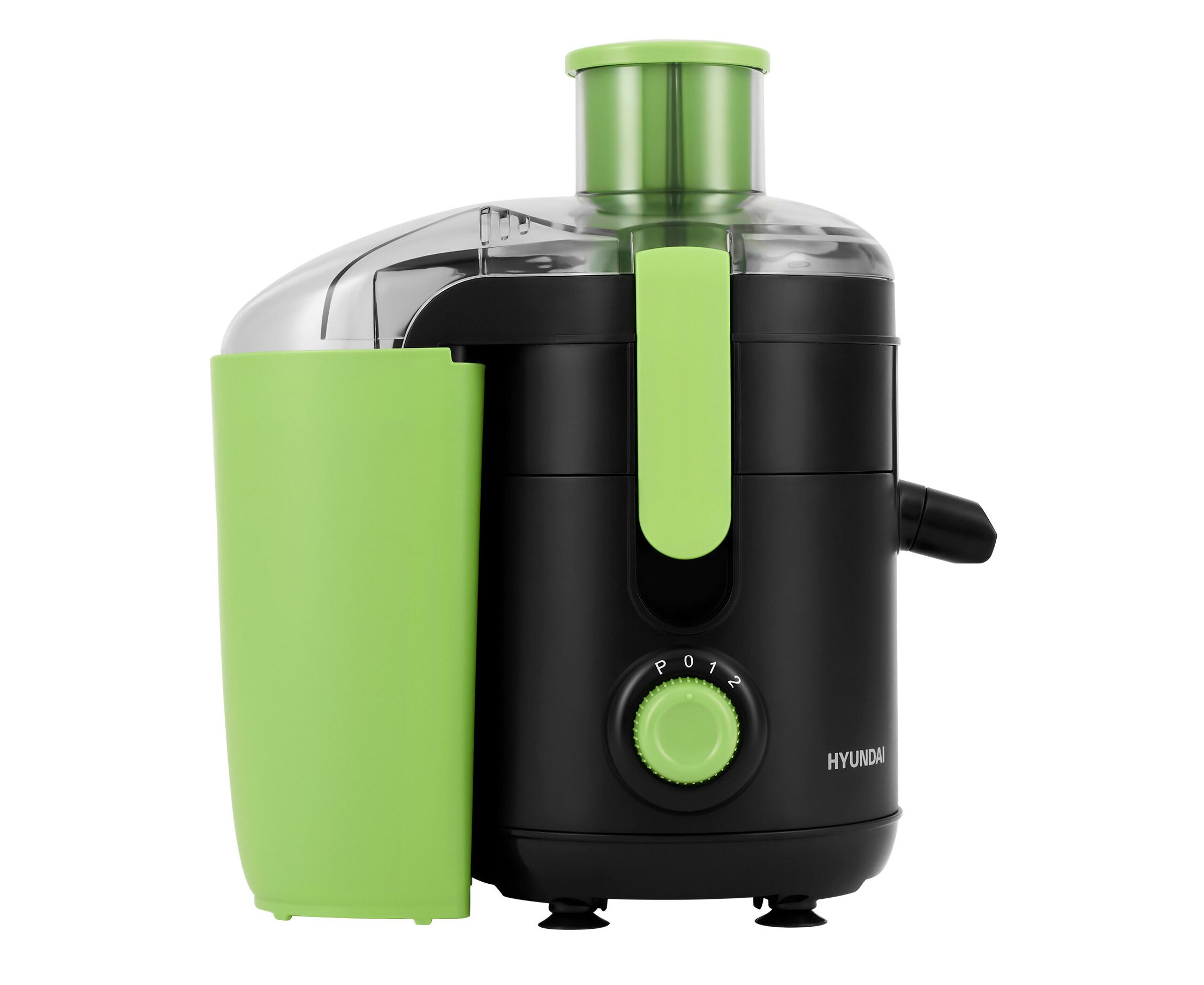 Соковыжималка Hyundai HY-JE1625 ерный/зеленый