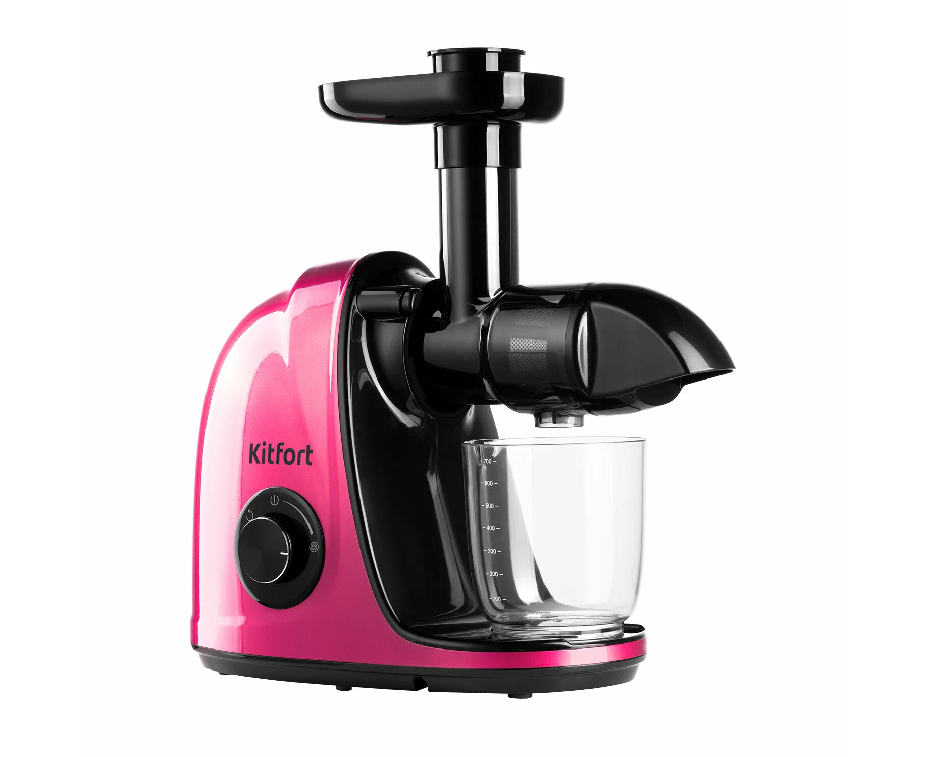 Соковыжималка шнековая KITFORT КТ-1146-6 розовый