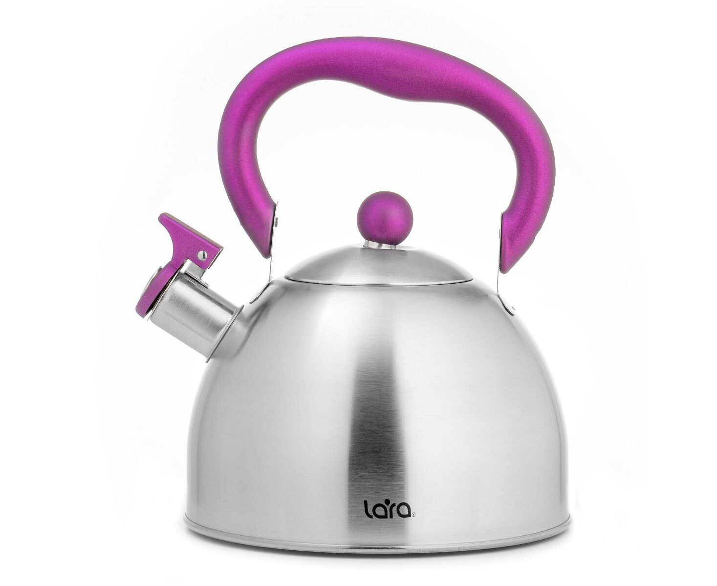 Термос LARA LR04-50 сталь - 600 мл. широкая горловина клапан ремешок. 2-е стенки. крышка-чашка