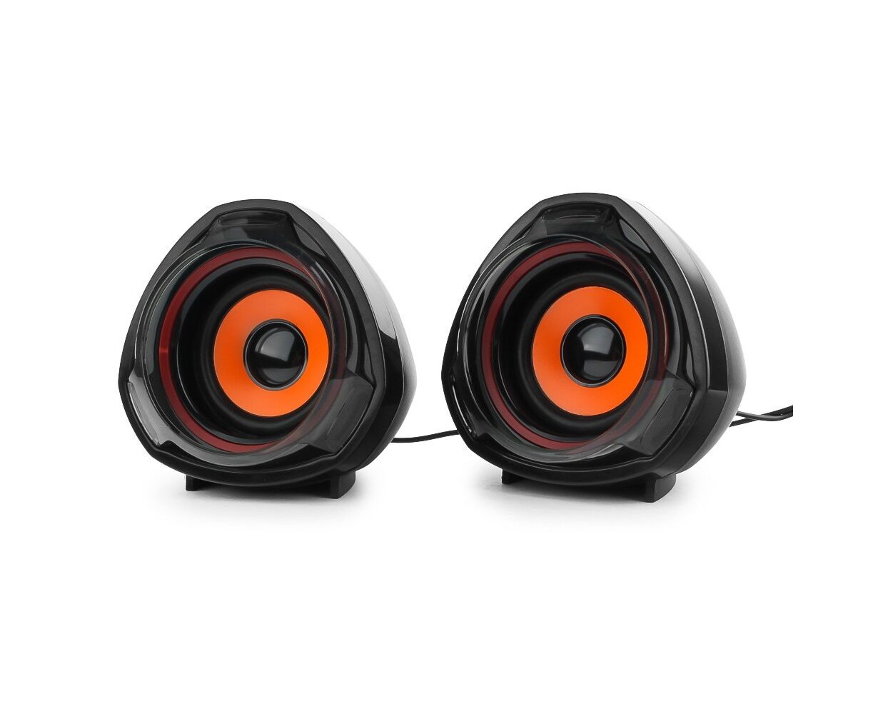 Gembird SPK-105, черный, 5 Вт, регулятор громкости, USB-питание