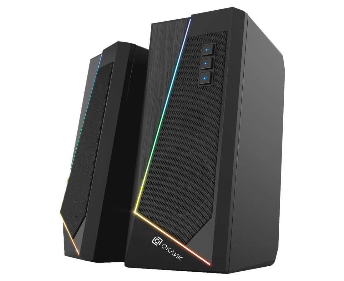 Колонки OKLICK OK-125 2.0 черный 12 Вт