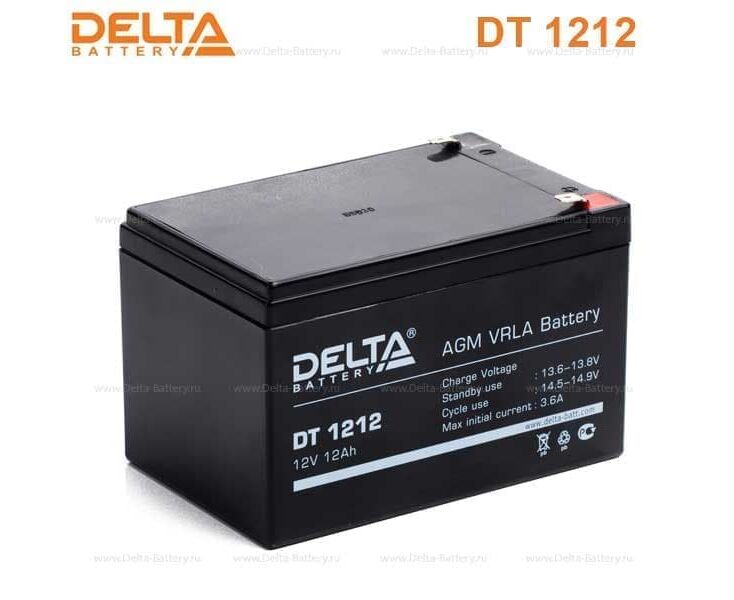 Батарея для ИБП Delta DT 1212 12 В 12 Ач