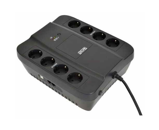 ИБП Powercom SPD-1000 U,Line-Interactive, 1000 VA / 550 W, Tower, Schuko, USB