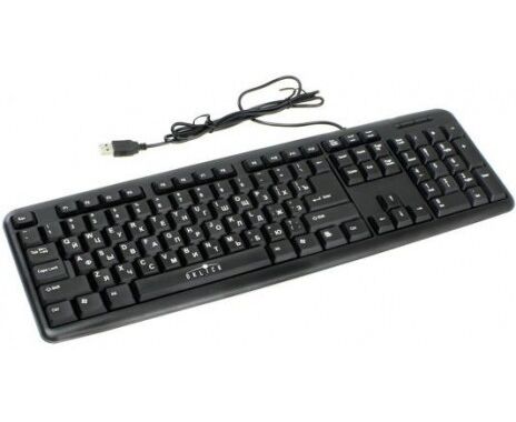 Клавиатура Oklick 180 V2 черный USB