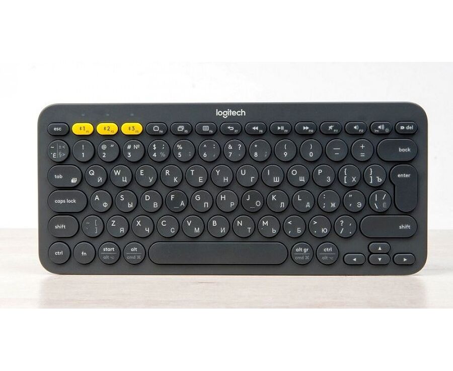 Клав. Logitech K380 темно-серый беспроводная (920-007584)