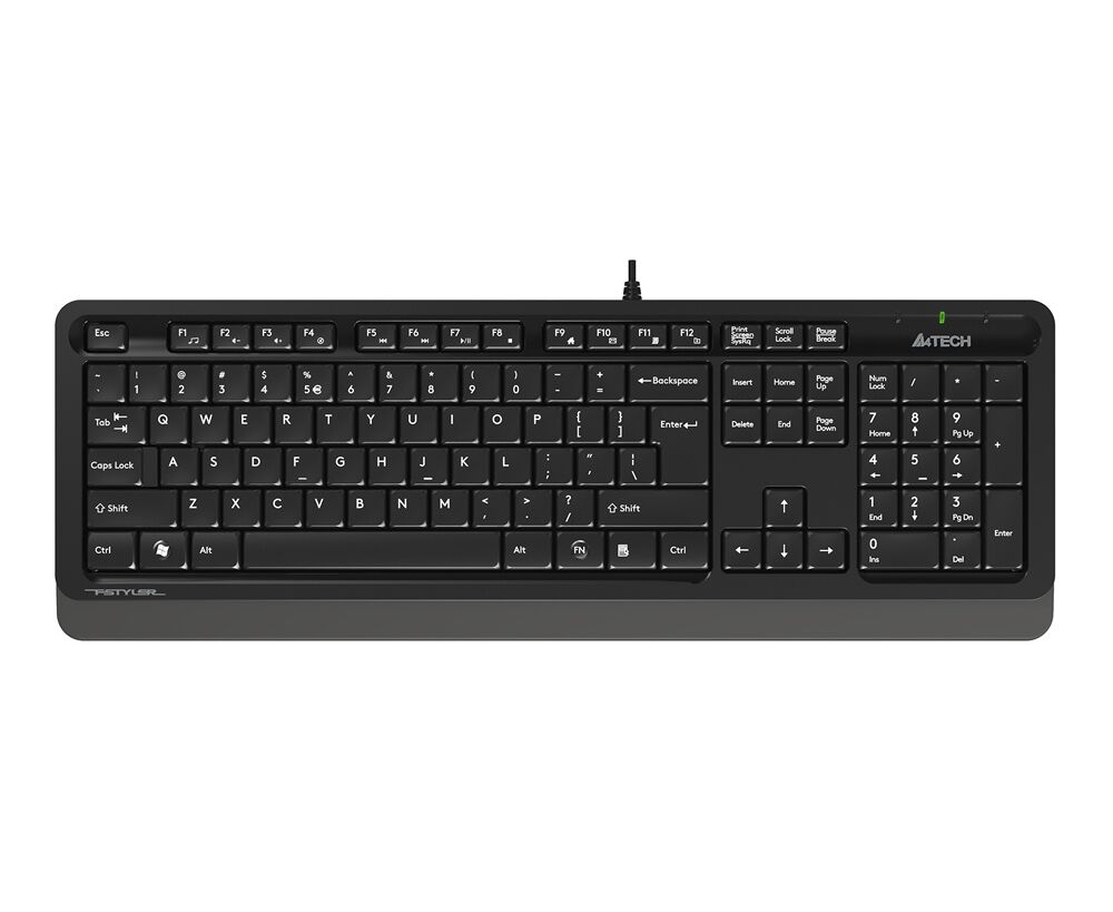 Клавиатура A4 Tech Fstyler FK10 черный/серый USB Multimedia
