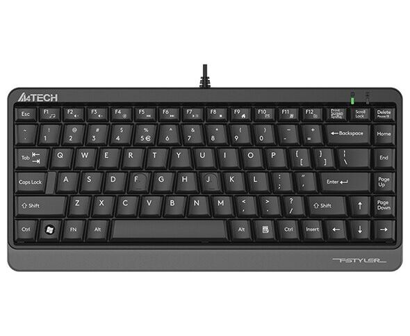 Клавиатура A4 Tech Fstyler FKS11 черный/серый USB (FKS11 Grey)