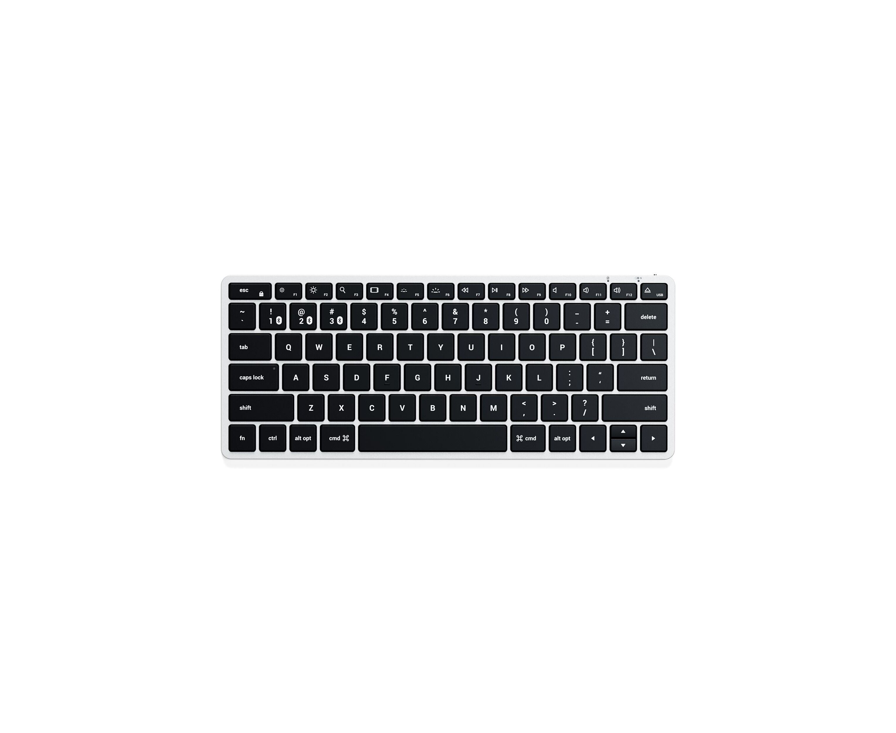 Клавиатура Satechi Slim X1 ST-BTSX1 S-RU Bluetooth Keyboard RU Silver