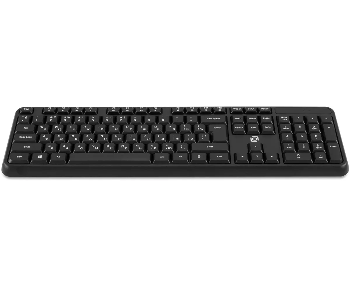 Клавиатура OKLICK K888 W черный