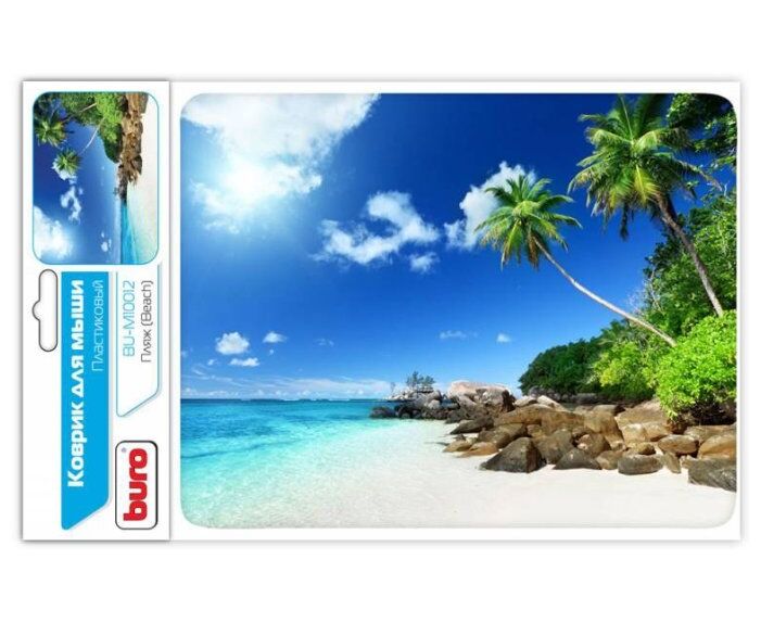 Коврик Buro BU-M10012, рисунок: пляж