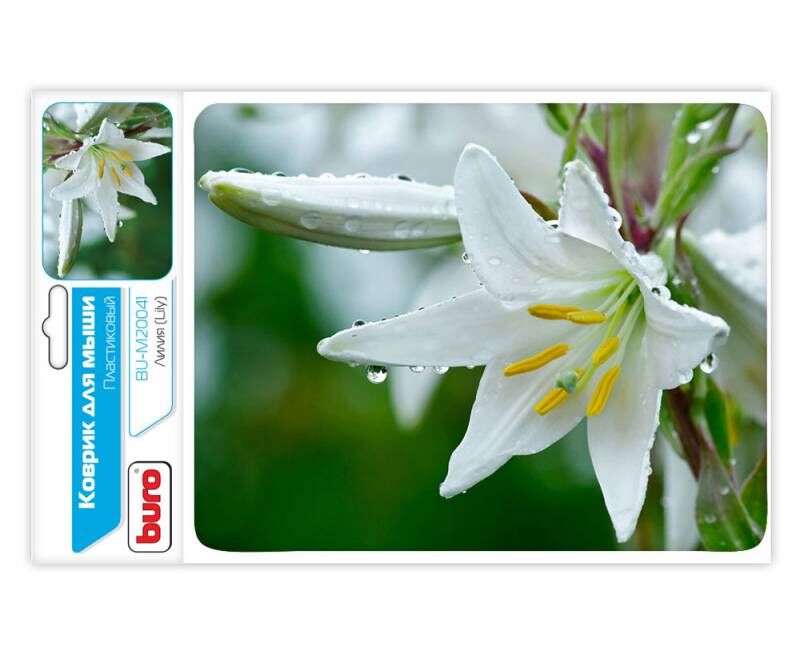 Коврик Buro BU-M20041, рисунок: лилия