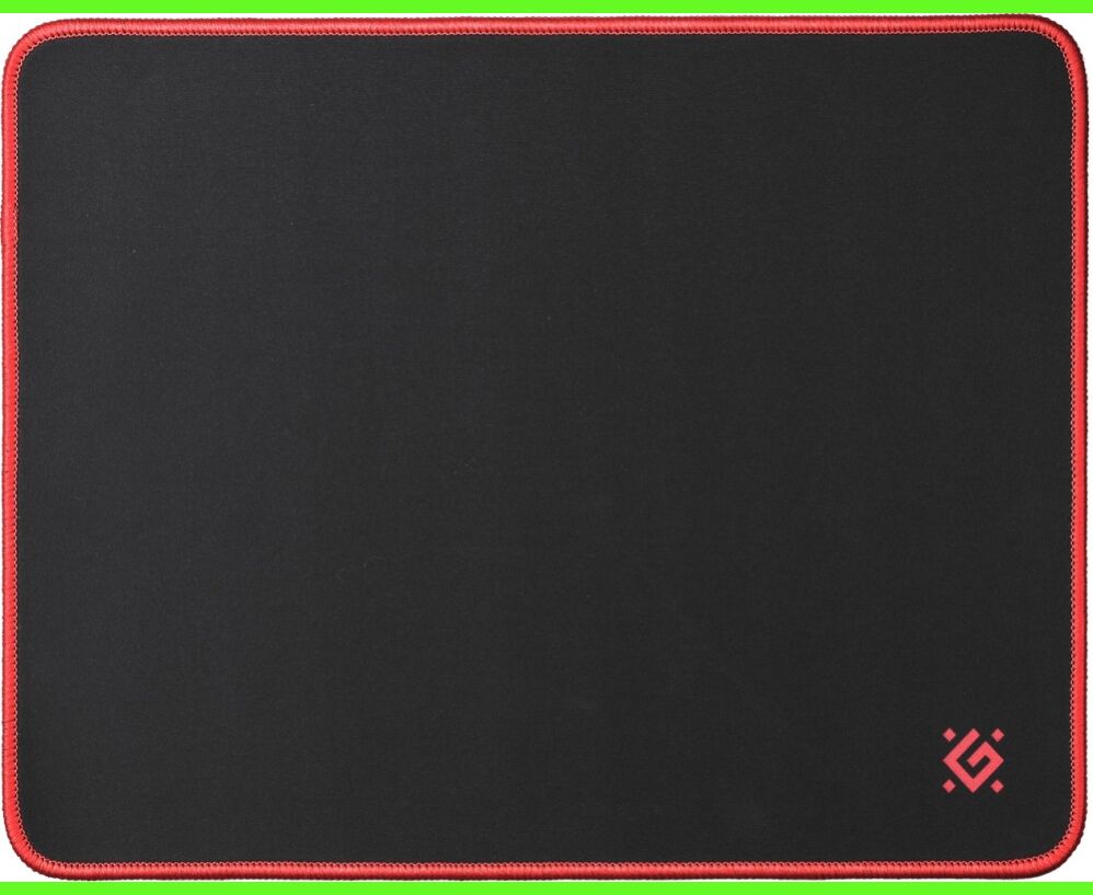 Коврик игровой DEFENDER Black M 360x270x3 мм, ткань+резина (50560)